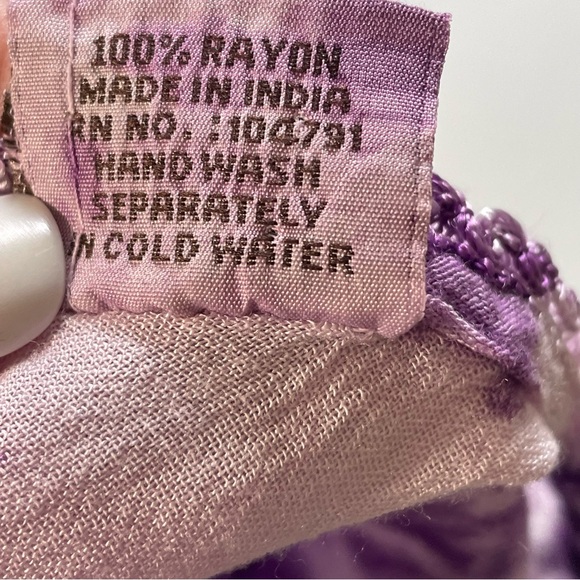 Advance Apparels purple & green tie dye boho festival dress OS - Picture 12 of 13